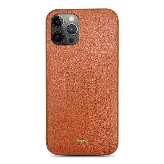 Apple iPhone 12 Pro Kılıf Kajsa Luxe Collection Hakiki Deri Kapak