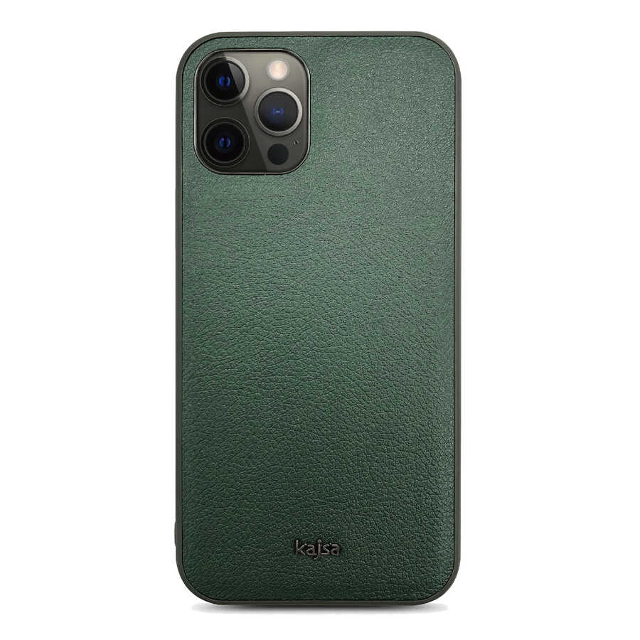 Apple iPhone 12 Pro Kılıf Kajsa Luxe Collection Hakiki Deri Kapak - Görsel 3