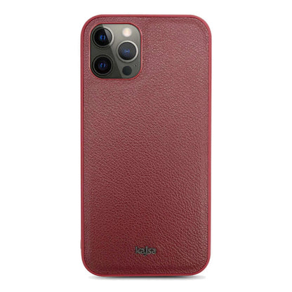 Apple iPhone 12 Pro Kılıf Kajsa Luxe Collection Hakiki Deri Kapak - Görsel 5