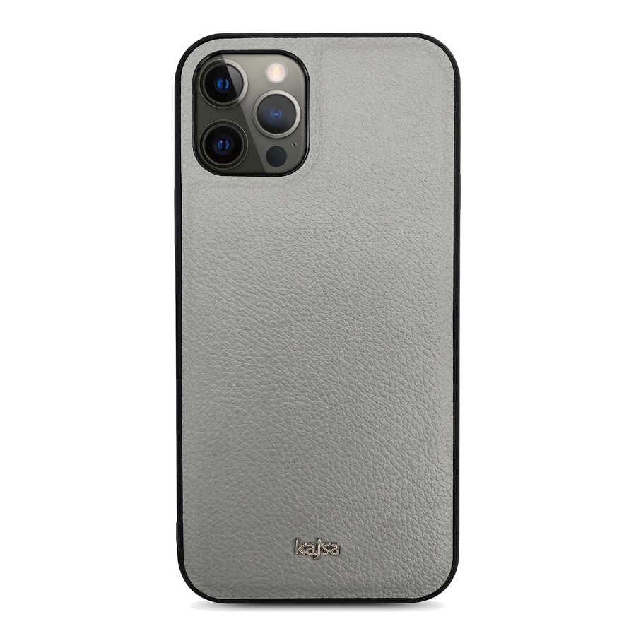 Apple iPhone 12 Pro Kılıf Kajsa Luxe Collection Hakiki Deri Kapak - Görsel 6