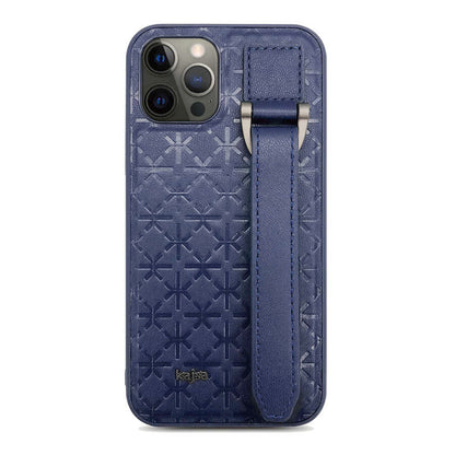 Apple iPhone 12 Pro Kılıf Kajsa Neo Clasic Serisi Mono K Strap Kapak - Görsel 4
