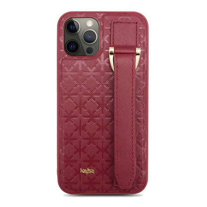 Apple iPhone 12 Pro Kılıf Kajsa Neo Clasic Serisi Mono K Strap Kapak - Görsel 7