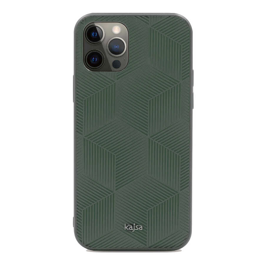Apple iPhone 12 Pro Kılıf Kajsa Splendid Serisi 3D Cube Kapak - Görsel 4