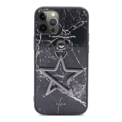 Apple iPhone 12 Pro Kılıf Kajsa Starry Serisi Marble Kapak - Görsel 4