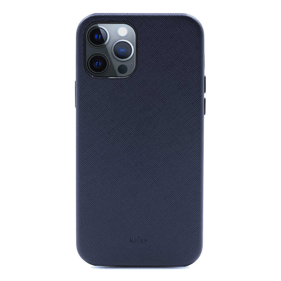 Apple iPhone 12 Pro Kılıf Kajsa Woven Kapak - Görsel 3