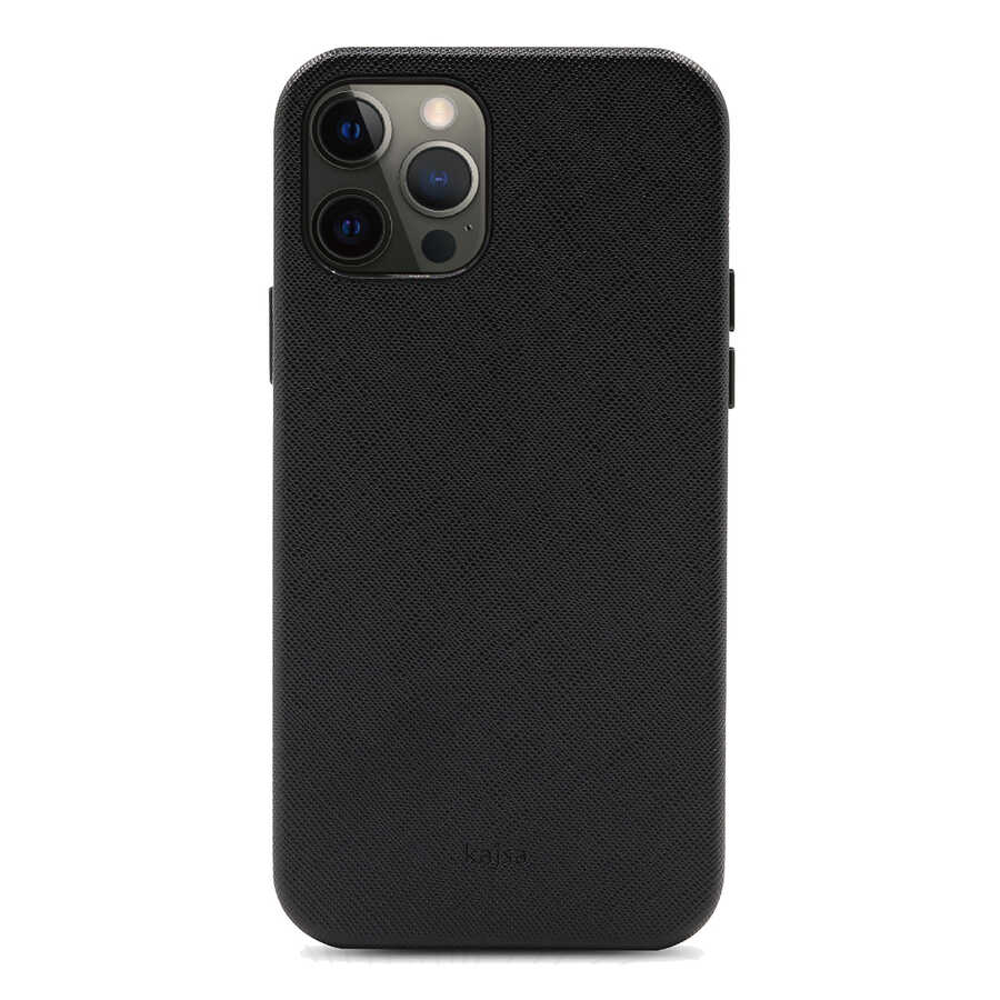 Apple iPhone 12 Pro Kılıf Kajsa Woven Kapak - Görsel 4