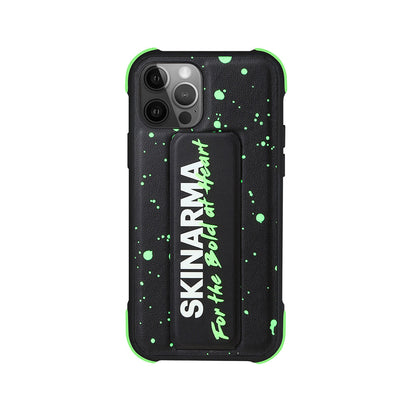 Apple iPhone 12 Pro Kılıf SkinArma Standlı Deri Görünümlü Funsha Kapak - Görsel 2