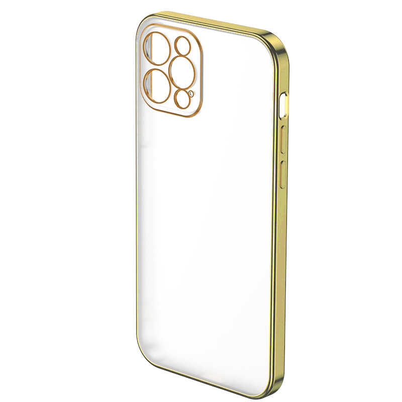 Apple iPhone 12 Pro Max Benks Matte Electroplated TPU Kapak - Görsel 6