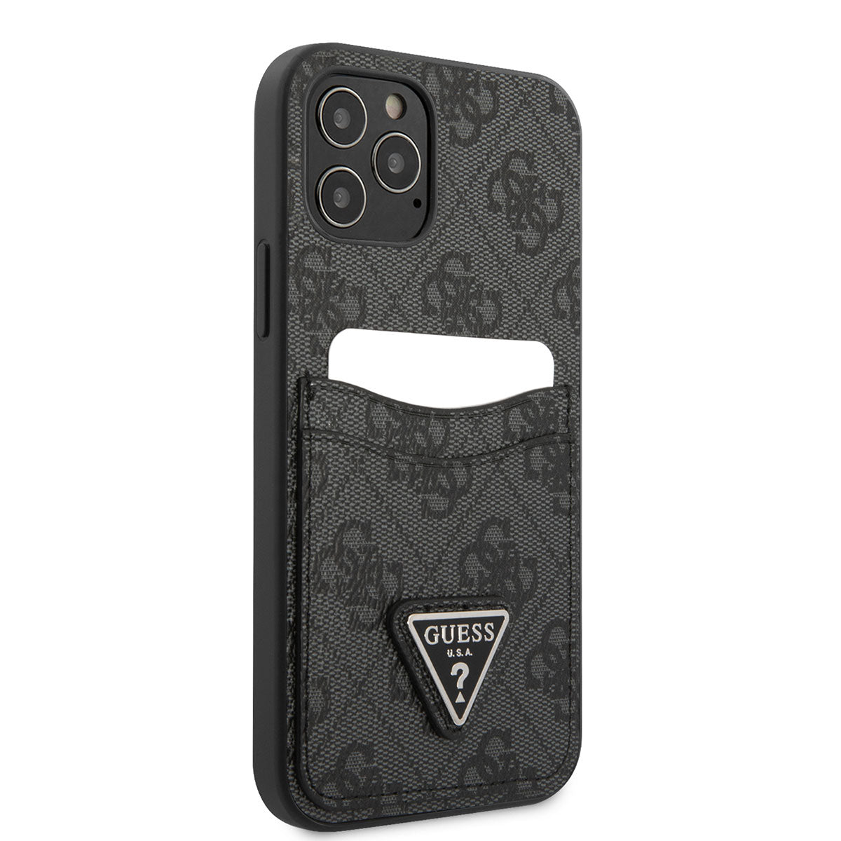Apple iPhone 12 Pro Max Kılıf GUESS Çift Kart Bölmeli Kapak - Görsel 2