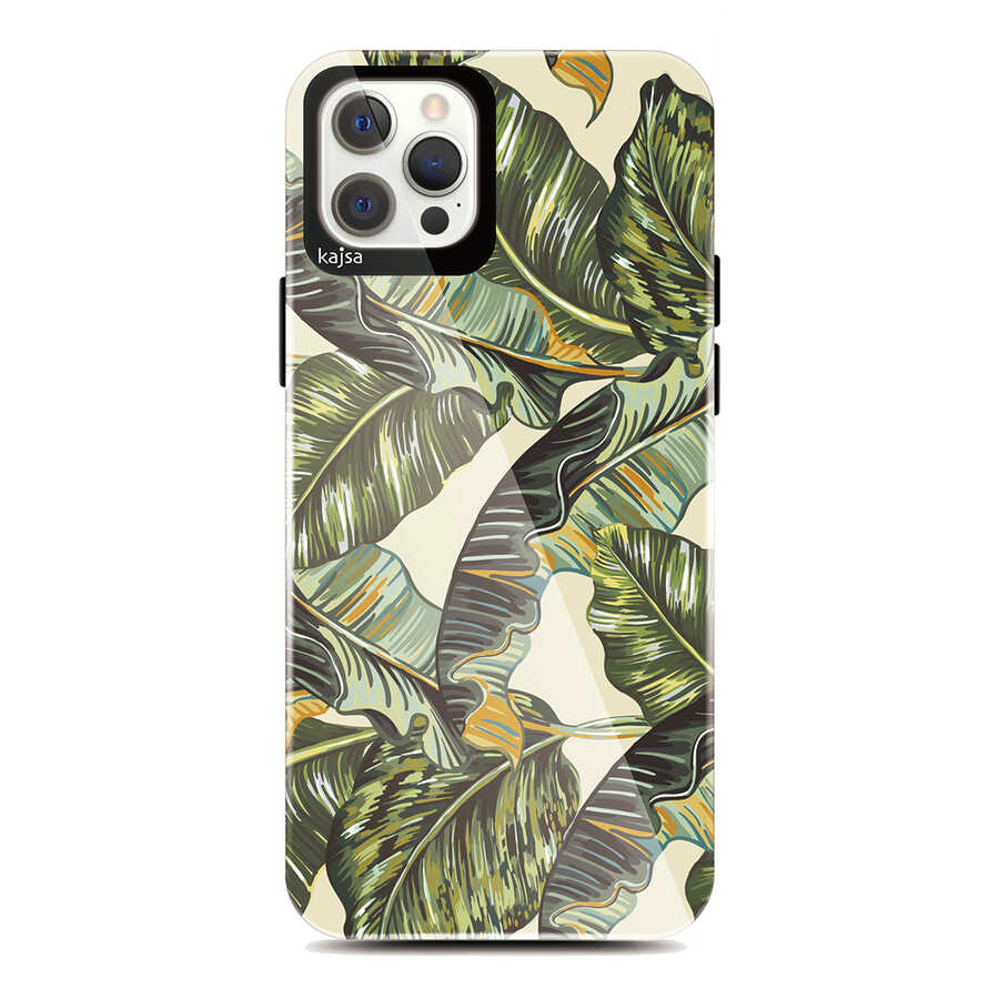 Apple iPhone 12 Pro Max Kılıf Kajsa Botanic Kapak - Görsel 2