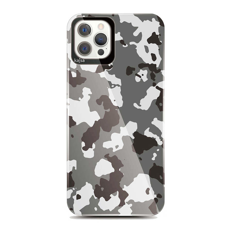 Apple iPhone 12 Pro Max Kılıf Kajsa Camo Kapak - Görsel 3