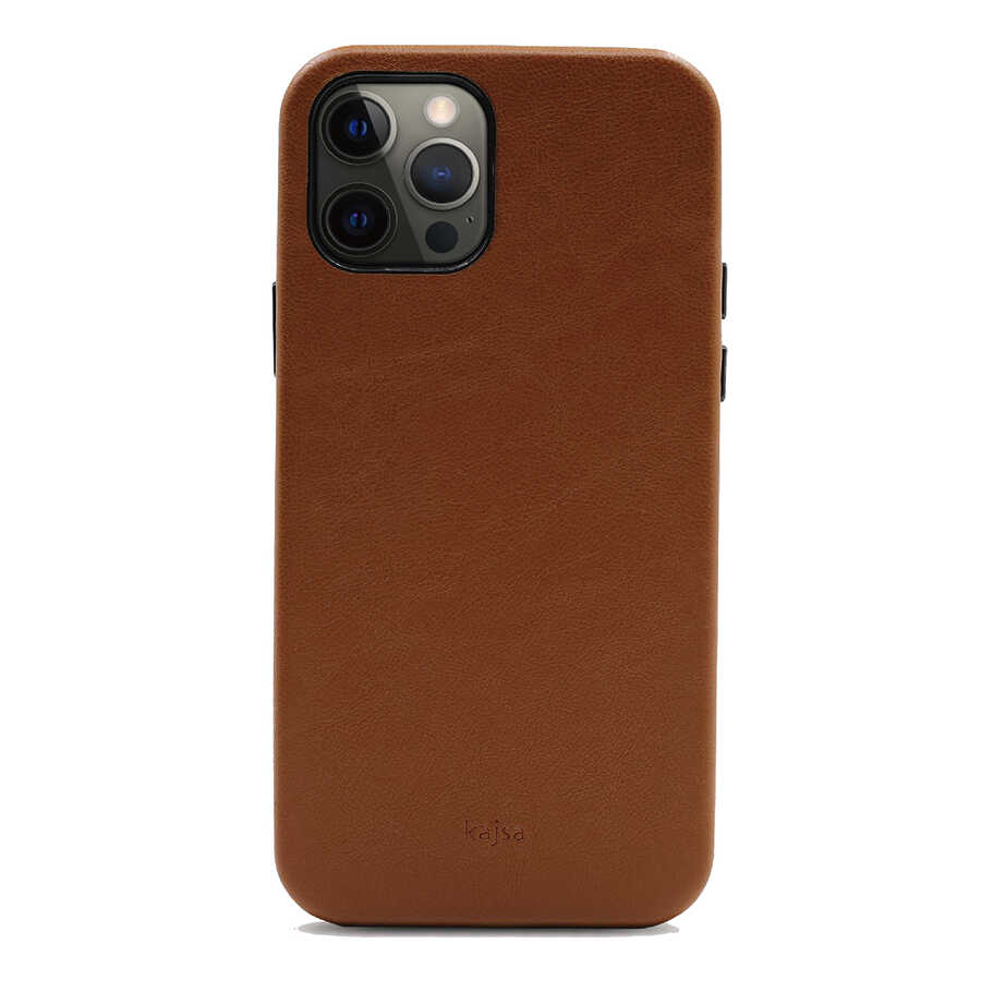 Apple iPhone 12 Pro Max Kılıf Kajsa Crazy Horse Kapak - Görsel 4