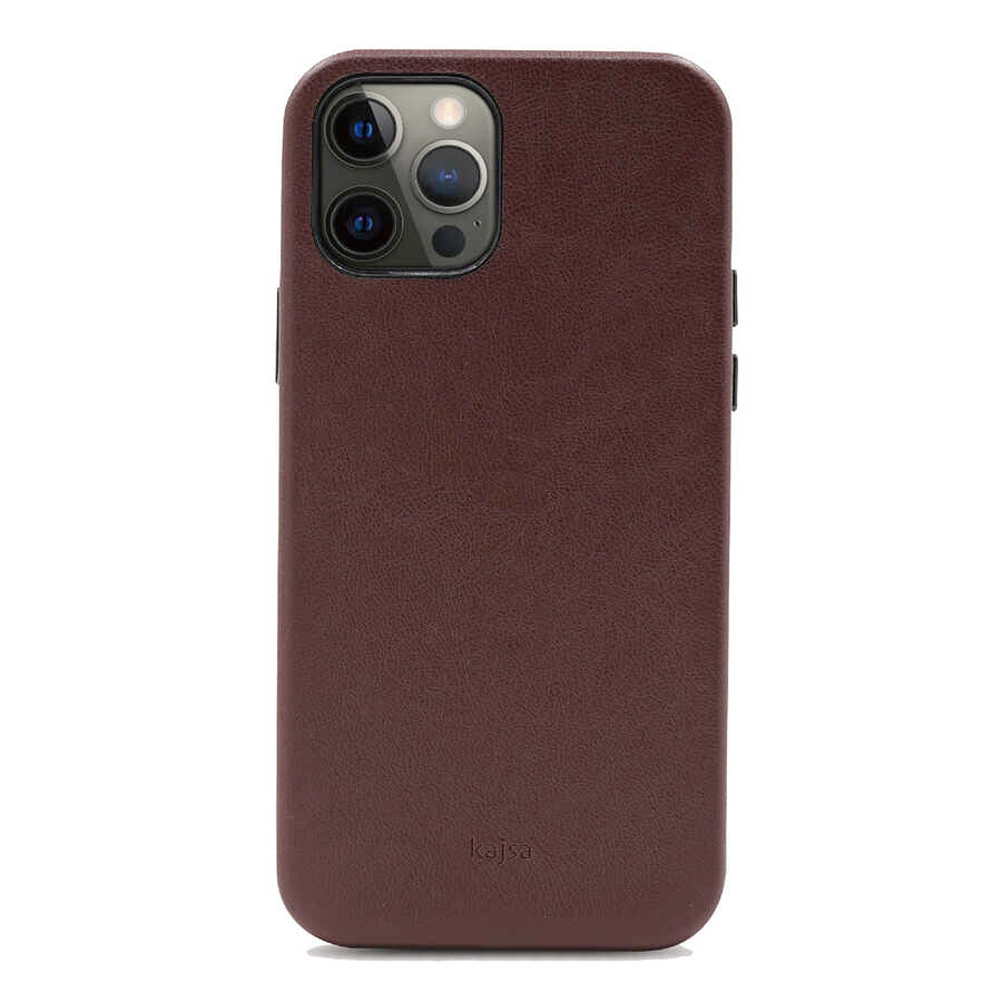 Apple iPhone 12 Pro Max Kılıf Kajsa Crazy Horse Kapak - Görsel 5