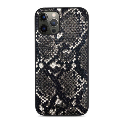 Apple iPhone 12 Pro Max Kılıf Kajsa Glamorous Serisi Snake Pattern Kapak - Görsel 4