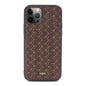Apple iPhone 12 Pro Max Kılıf Kajsa Glamorous Serisi Waterfall Pattern Kapak