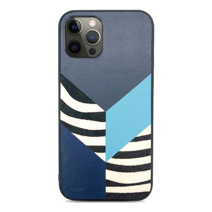 Apple iPhone 12 Pro Max Kılıf Kajsa Glamorous Serisi Zebra Combo Kapak - Görsel 2