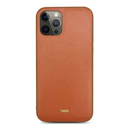 Apple iPhone 12 Pro Max Kılıf Kajsa Luxe Collection Hakiki Deri Kapak - Görsel 4