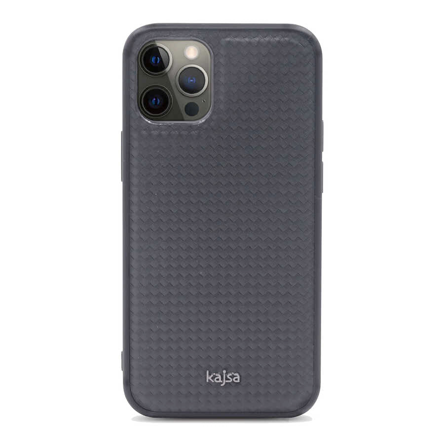 Apple iPhone 12 Pro Max Kılıf Kajsa Preppie Serisi Dark Kapak - Görsel 4