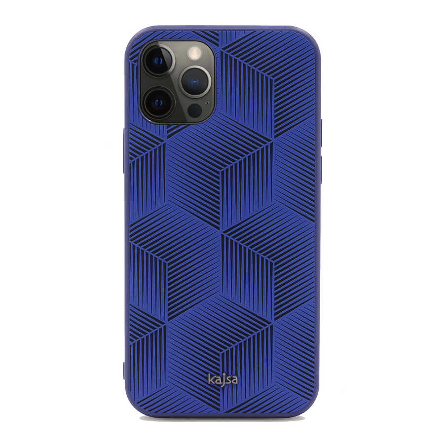 Apple iPhone 12 Pro Max Kılıf Kajsa Splendid Serisi 3D Cube Kapak - Görsel 3