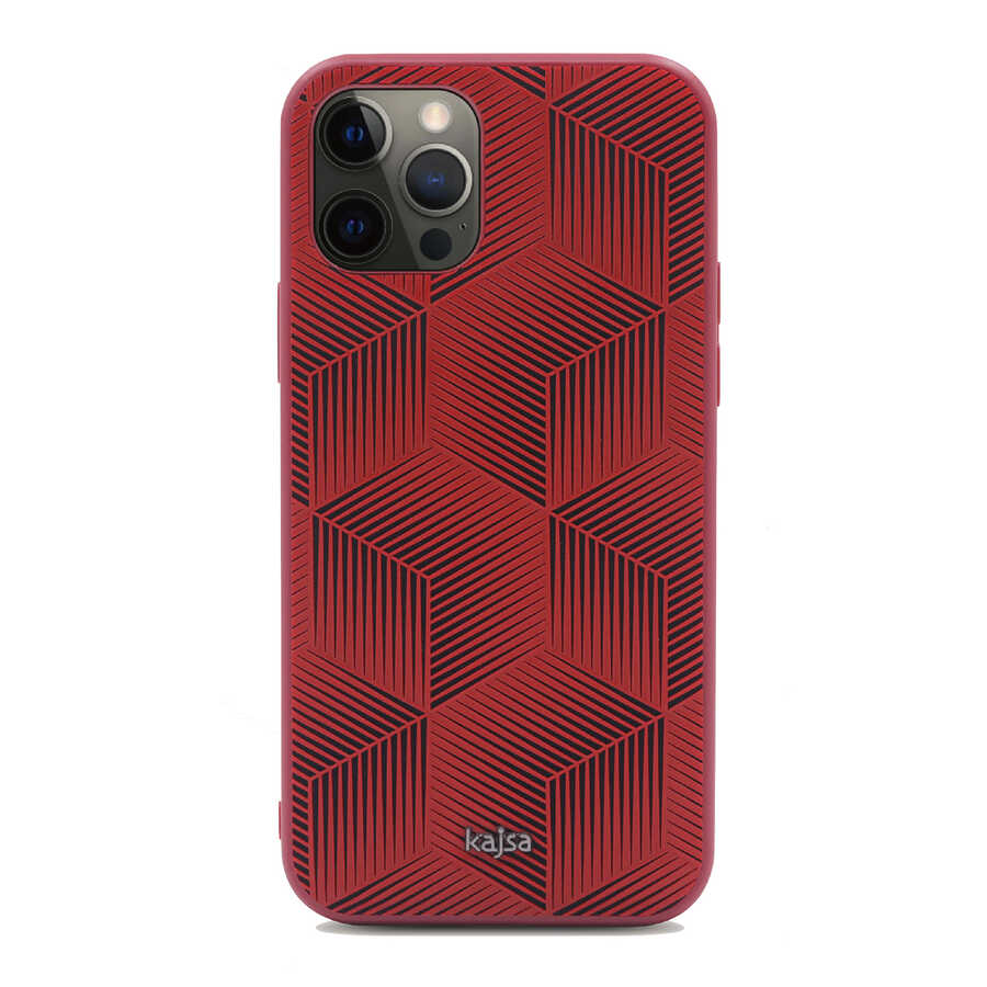 Apple iPhone 12 Pro Max Kılıf Kajsa Splendid Serisi 3D Cube Kapak - Görsel 5