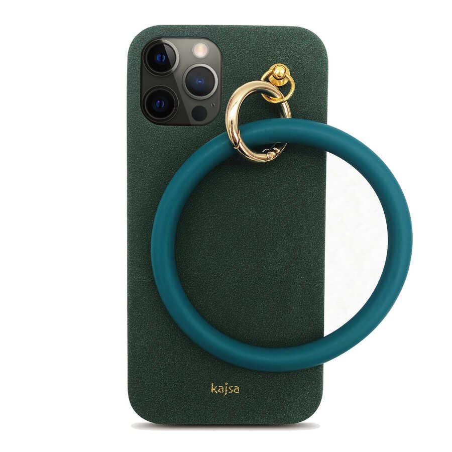 Apple iPhone 12 Pro Max Kılıf Kajsa Splendid Serisi Morandi Ring Kapak - Görsel 4