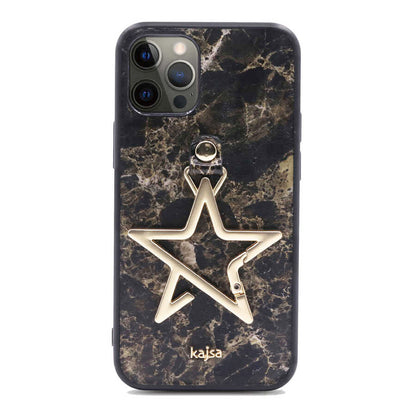 Apple iPhone 12 Pro Max Kılıf Kajsa Starry Serisi Marble Kapak - Görsel 2