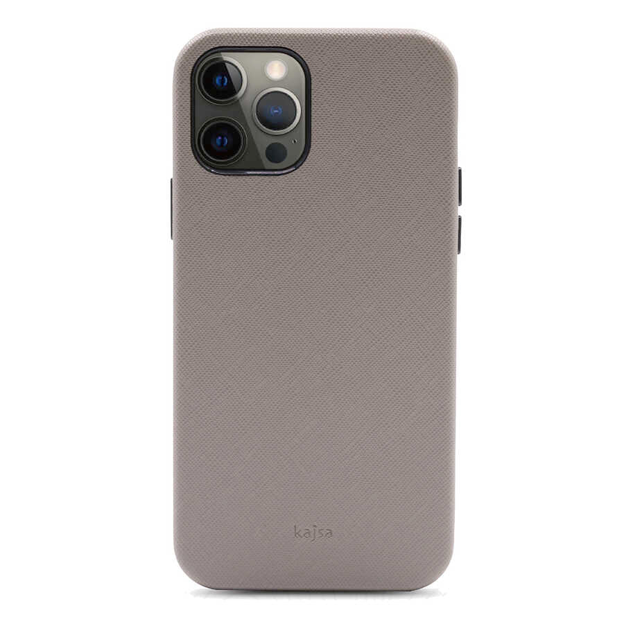 Apple iPhone 12 Pro Max Kılıf Kajsa Woven Kapak - Görsel 5