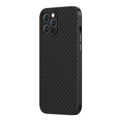 Apple iPhone 12 Pro Max Kılıf Karbon Fiber Benks Hybrid Kevlar Kapak - Görsel 2