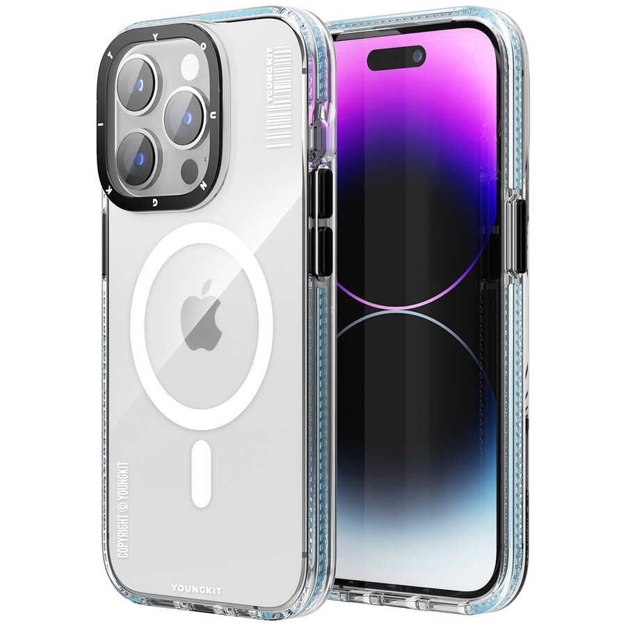 Apple iPhone 12 Pro Max Kılıf M-safe Şarj Özellikli YoungKit Exquisite Serisi Kapak - Görsel 3