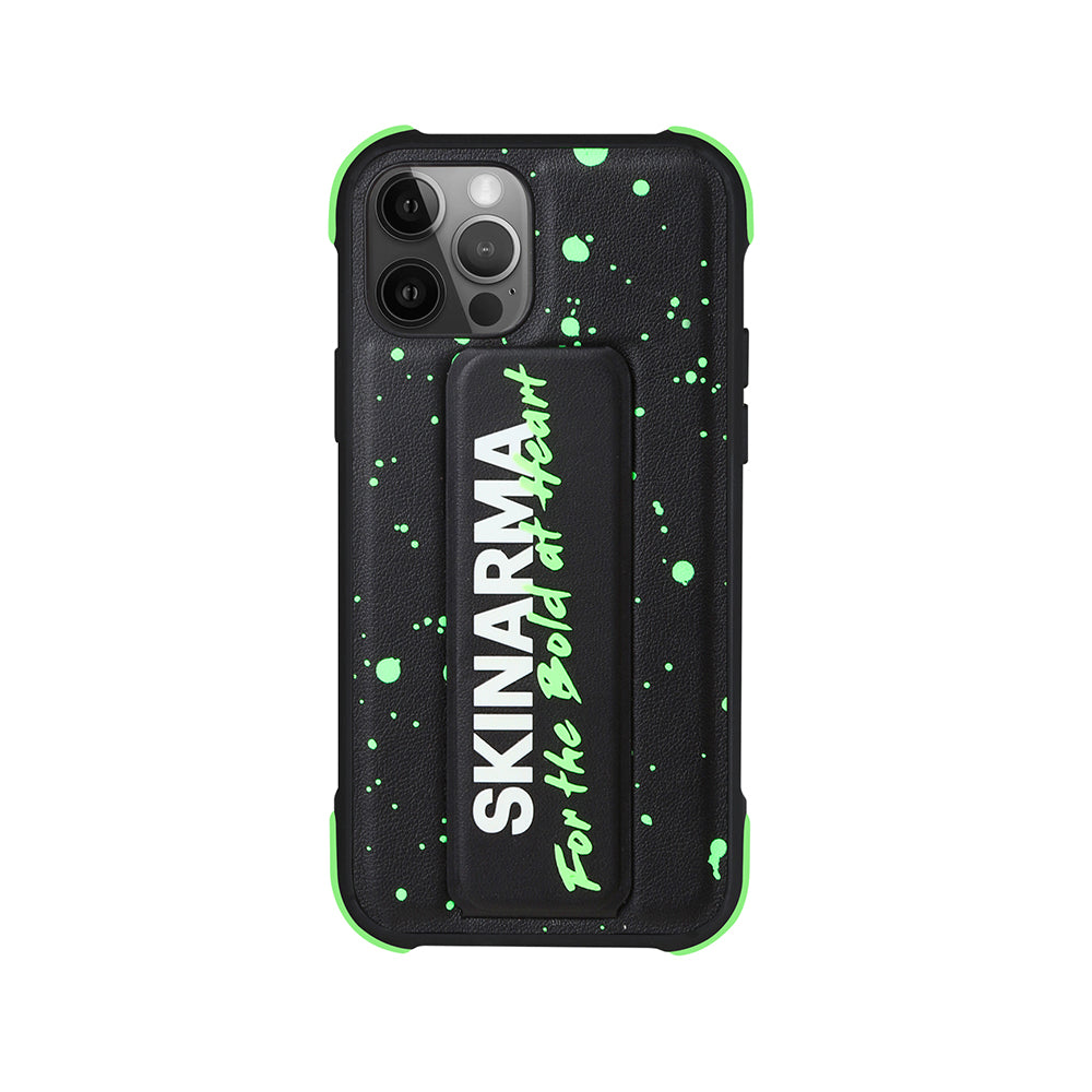 Apple iPhone 12 Pro Max Kılıf SkinArma Standlı Deri Görünümlü Funsha Kapak - Görsel 2