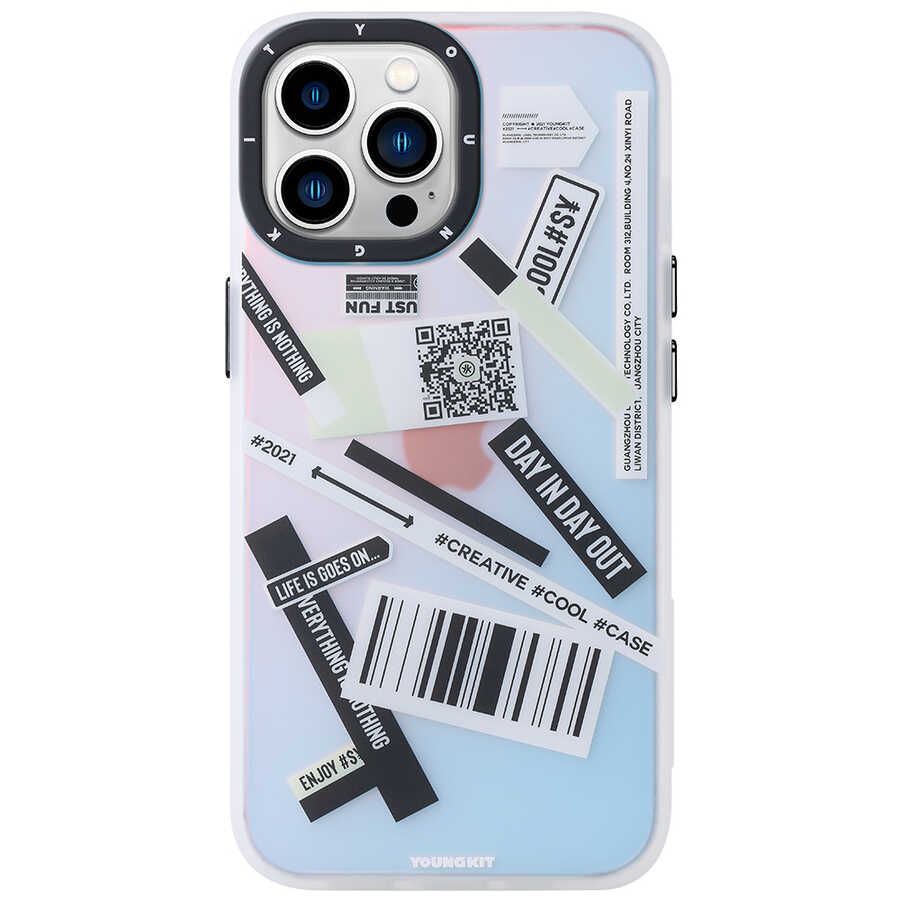 Apple iPhone 12 Pro Max Kılıf YoungKit Fashion Culture Time Serisi Kapak - Görsel 3