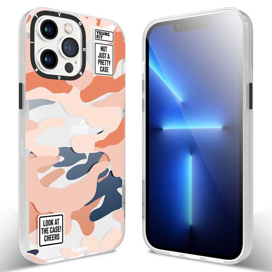 Apple iPhone 12 Pro Max Kılıf YoungKit Kamuflaj Serisi Kapak - Görsel 2