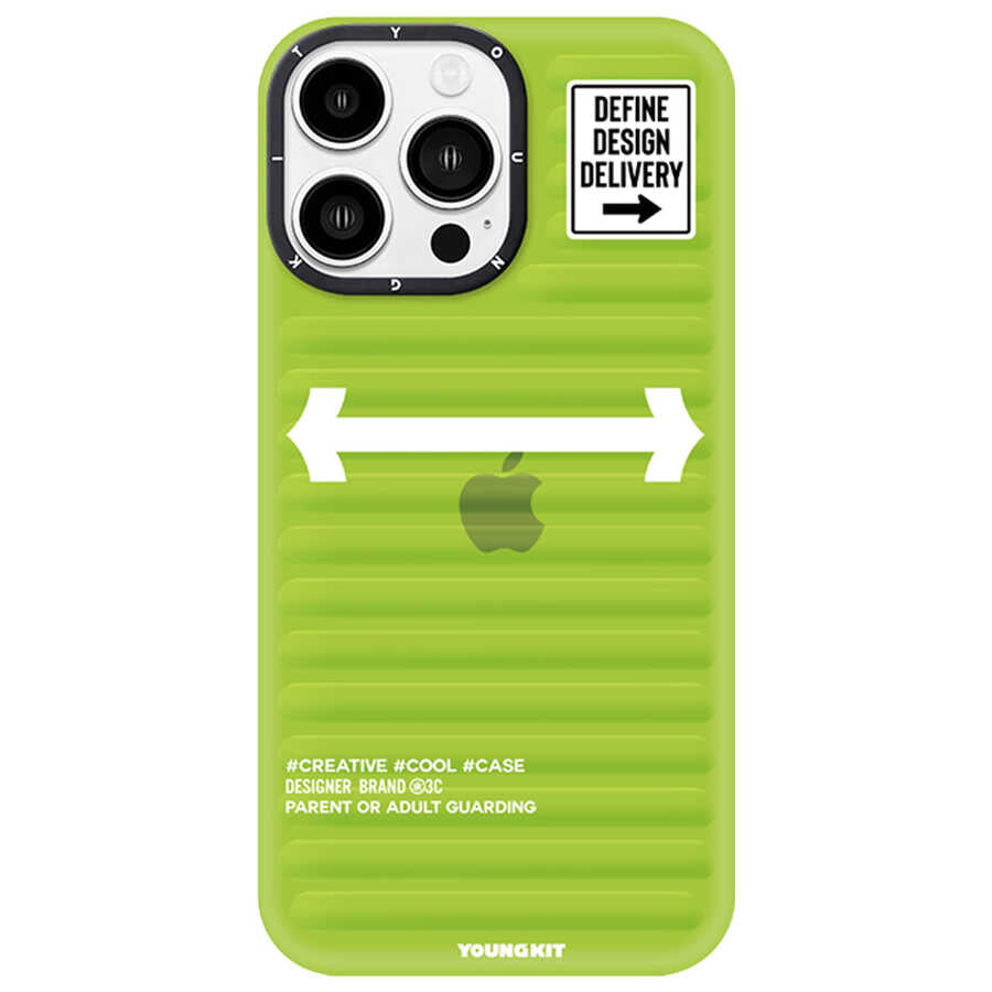 Apple iPhone 12 Pro Max Kılıf YoungKit Luggage FireFly Serisi Kapak - Görsel 5