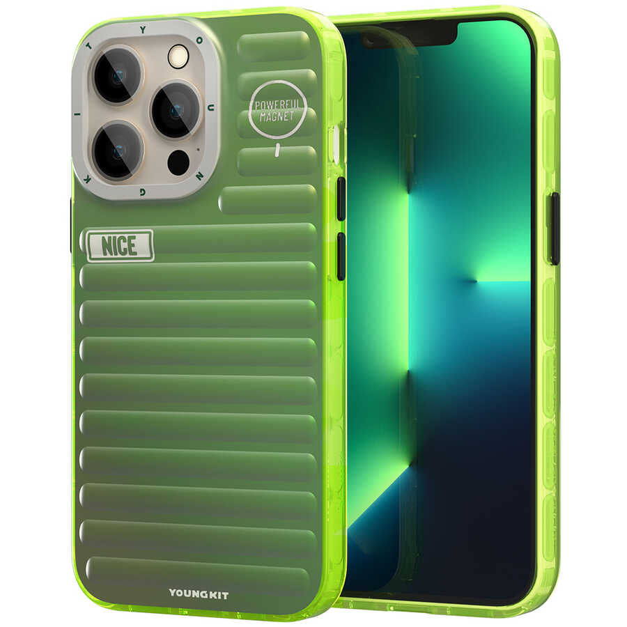 Apple iPhone 12 Pro Max Kılıf YoungKit Plain Coloured Serisi Kapak - Görsel 4