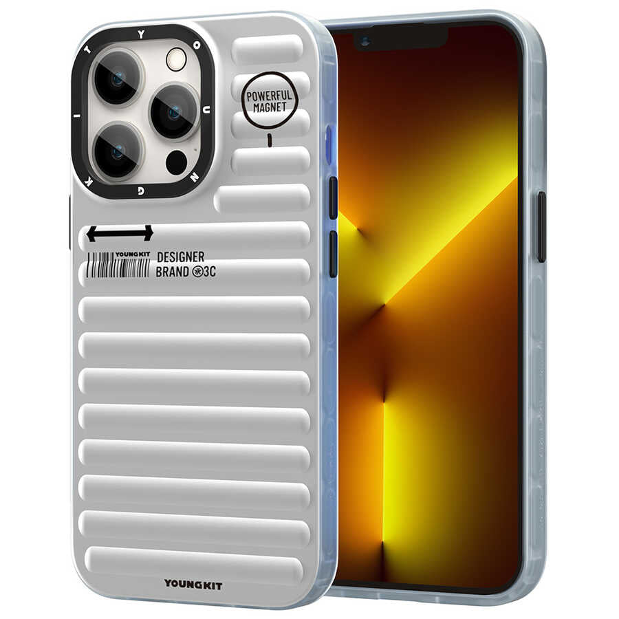 Apple iPhone 12 Pro Max Kılıf YoungKit Plain Coloured Serisi Kapak - Görsel 3