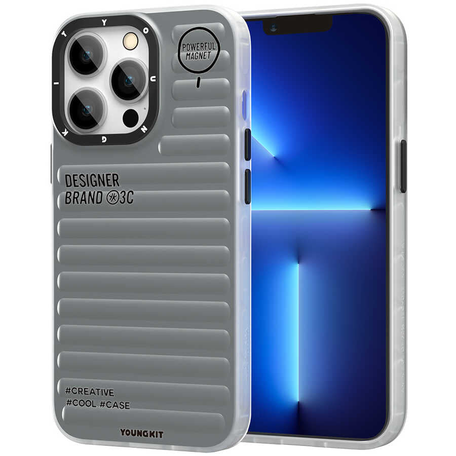 Apple iPhone 12 Pro Max Kılıf YoungKit Plain Coloured Serisi Kapak - Görsel 2