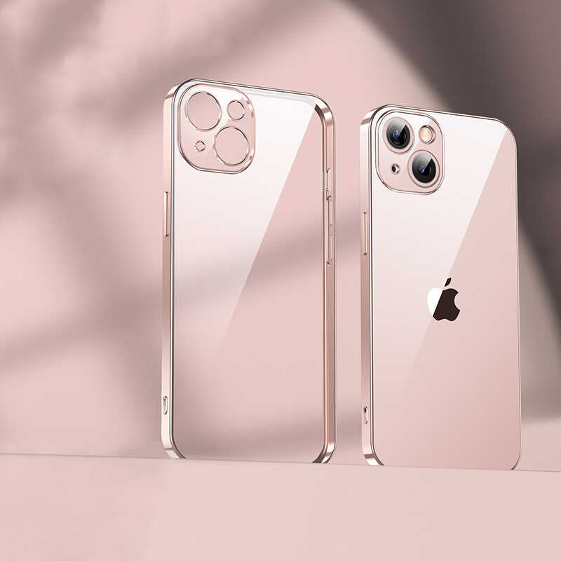Apple iPhone 13 Benks Matte Electroplated TPU Kapak - Görsel 4