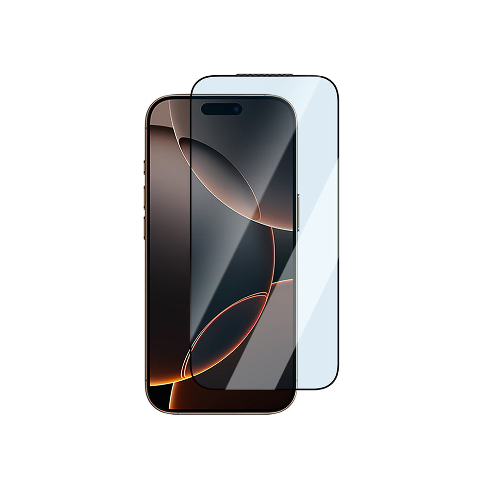 Apple iPhone 13 CaseWorld Applicator Serisi 2.5D Eyesafe Mavi Işık Teknolojili 0.33mm Temperli Cam Ekran Koruyucu + Uygulama Aparatı - Görsel 2