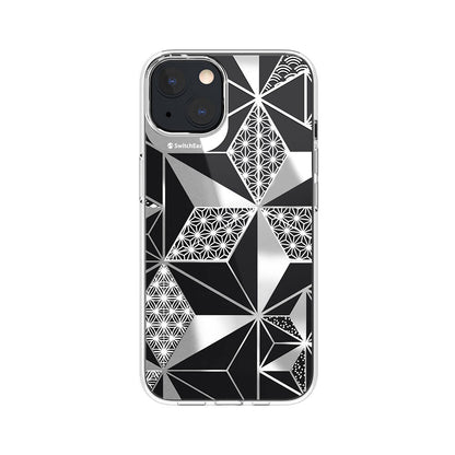 Apple iPhone 13 Kılıf Çift IMD Baskılı Lisanslı Switcheasy Artist Asanoha Kapak - Görsel 2