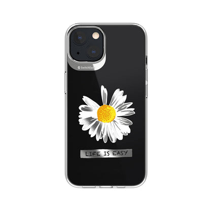 Apple iPhone 13 Kılıf Çift IMD Baskılı Lisanslı Switcheasy Artist Daisy Kapak - Görsel 2