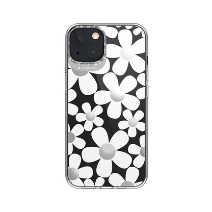 Apple iPhone 13 Kılıf Çift IMD Baskılı Lisanslı Switcheasy Artist Fleur Kapak - Görsel 2