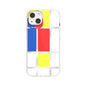 Apple iPhone 13 Kılıf Çift IMD Baskılı Lisanslı Switcheasy Artist Mondrian Kapak