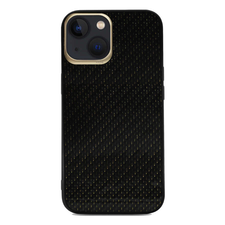 Apple iPhone 13 Kılıf Kajsa Carbon Fiber Collection Arka Kapak - Görsel 2