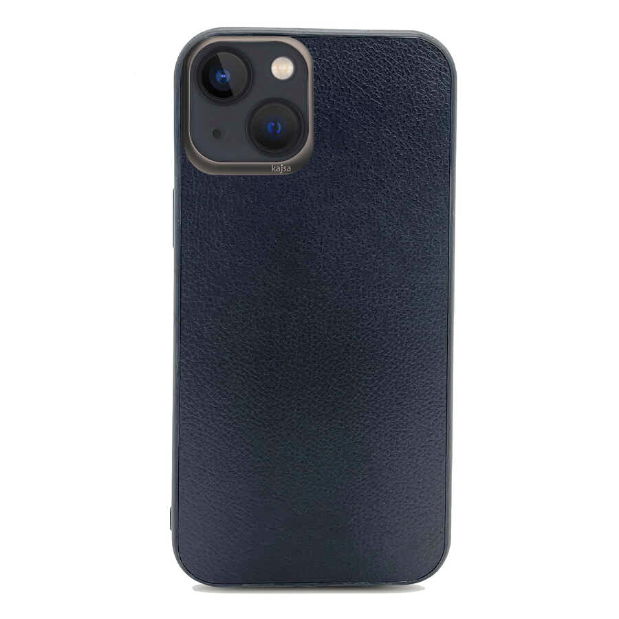 Apple iPhone 13 Kılıf Kajsa Luxe Collection Hakiki Deri Kapak - Görsel 2