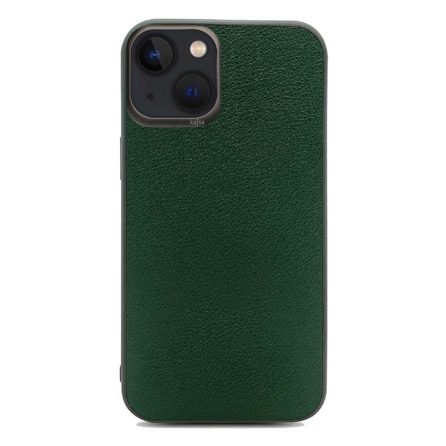 Apple iPhone 13 Kılıf Kajsa Luxe Collection Hakiki Deri Kapak - Görsel 3