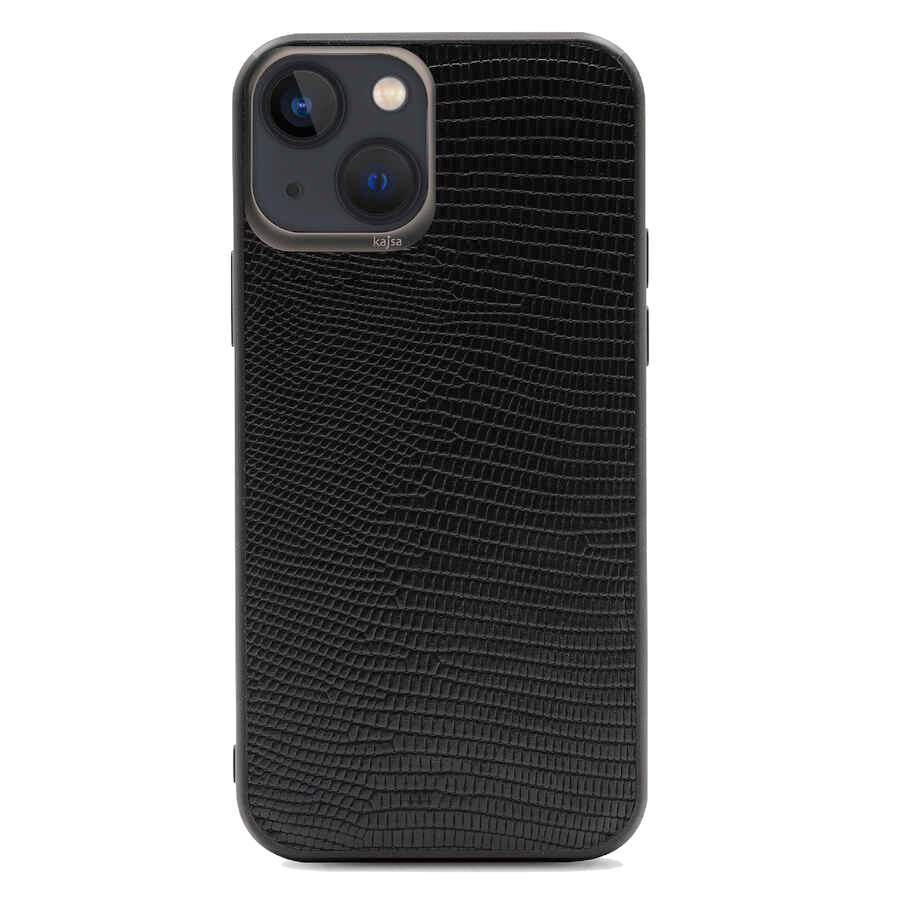 Apple iPhone 13 Kılıf Kajsa Preppie Collection Pu Deri Kapak - Görsel 5