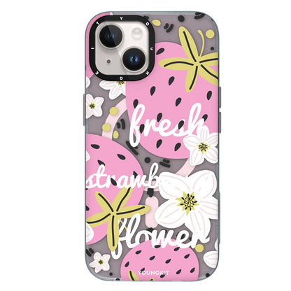 Apple iPhone 13 Kılıf M-safe Şarj Özellikli Yaz Meyvesi Desenli Youngkit Fruity Flavour Serisi Kapak - Görsel 2