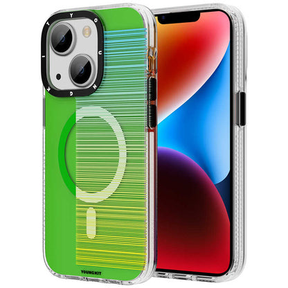Apple iPhone 13 Kılıf M-safe Şarj Özellikli Youngkit Pure Serisi Kapak - Görsel 3