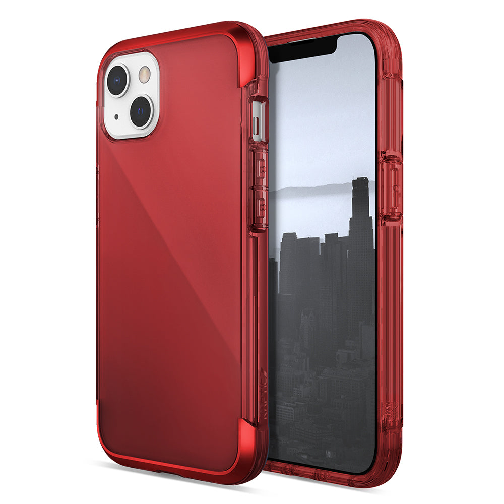 Apple iPhone 13 Kılıf Raptic Air Serisi Airbag Tasarımlı Metal Köşelikli Şeffaf Kapak - Görsel 5