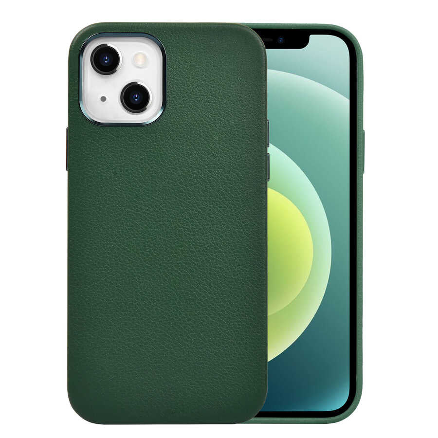 Apple iPhone 13 Kılıf Wiwu Calfskin Kapak - Görsel 4
